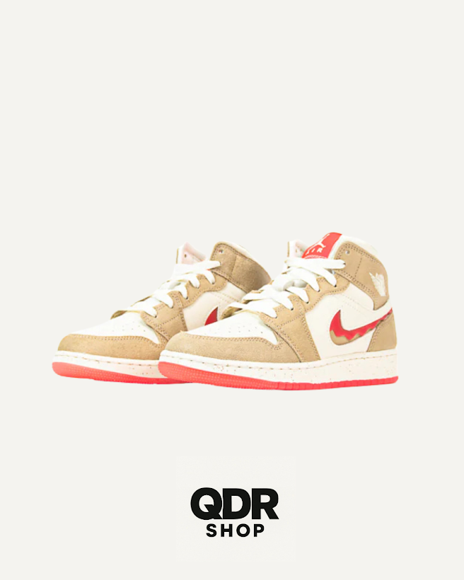 Air Jordan One Mid Beurre de cacahuète et gelée