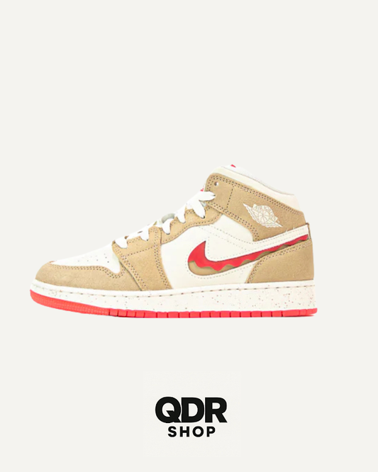 Air Jordan One Mid Beurre de cacahuète et gelée